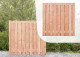 Douglas plankenscherm | Geschaafd | 19-planks | 180 x 180 cm V
