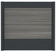 IdeAL | Scherm Antraciet- Horizon Castle Grey | 180x200 | 9 planks