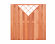 Hardhouten plankenscherm | 180x180cm | 15-planks | Verticaal met trellis