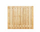 OUD_Grenen plankenscherm | Geschaafd | 21-planks | 150 x 180 cm | Groen geïmpregneerd