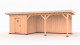 Westwood douglas overkapping Pracht, 750 x 300 cm, combinatie 5