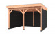 Westwood douglas overkapping comfort, 400 x 350 cm, combinatie 4, zweeds rabat