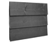Zweeds rabat plank vuren zwart gespoten, 2 x 19.5 x 450 cm