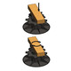 Verstelbare balkdrager met bovenplaat | 5-8 cm