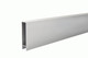 IdeAL | Zilver Begin- en Eindprofiel voor aluminium Scherm | 180 cm