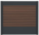 OUD_IdeAL | Scherm Antraciet- Symmetry Burnt Umber | 180x180 | 9 planks