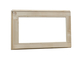 Woodvision | Vast raam met melkglas | 72 x 44 cm