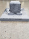 Betonpoer met tegel, 14 x 14 cm voor paal 10-12 cm, met hemelwaterafvoer