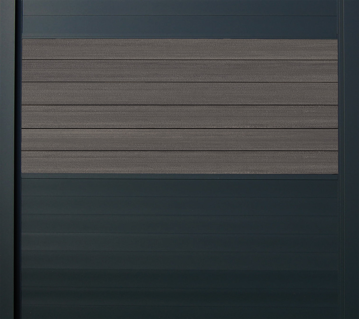 IdeAL | Scherm Antraciet- Symmetry Graphite | 200x180 cm | 6-planks