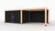 Westwood douglas overkapping modern, 750 x 300 cm, combinatie 5, zweeds rabat