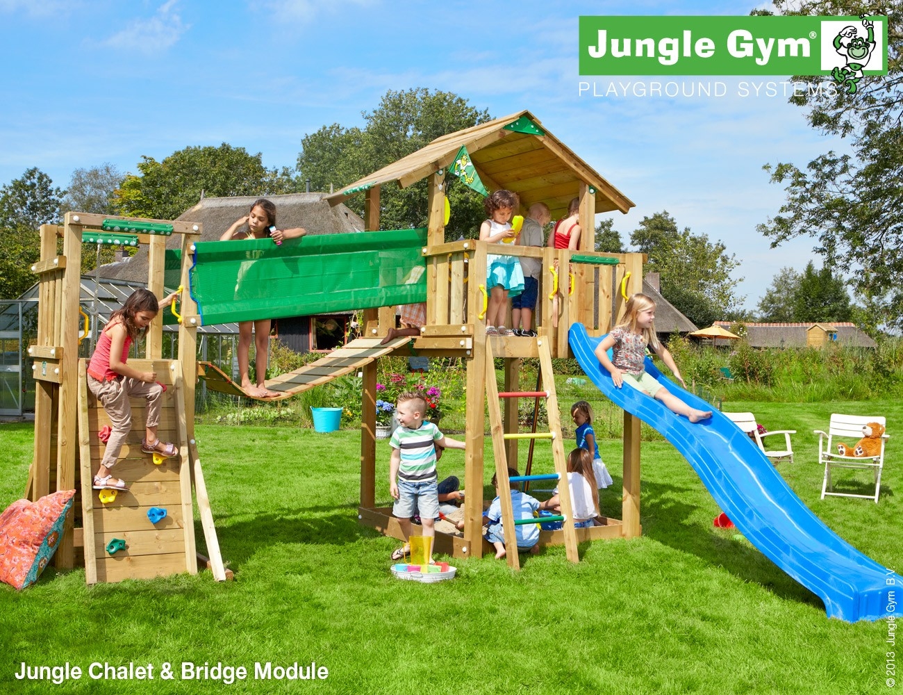 Jungle Gym | Chalet + Bridge Module | Geel