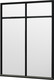 Trendhout | Steel Look raam module B-02 | 163x220 cm