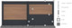 IdeAL | Scherm Antraciet- Symmetry Cinnabar | 200x180 cm | 6-planks