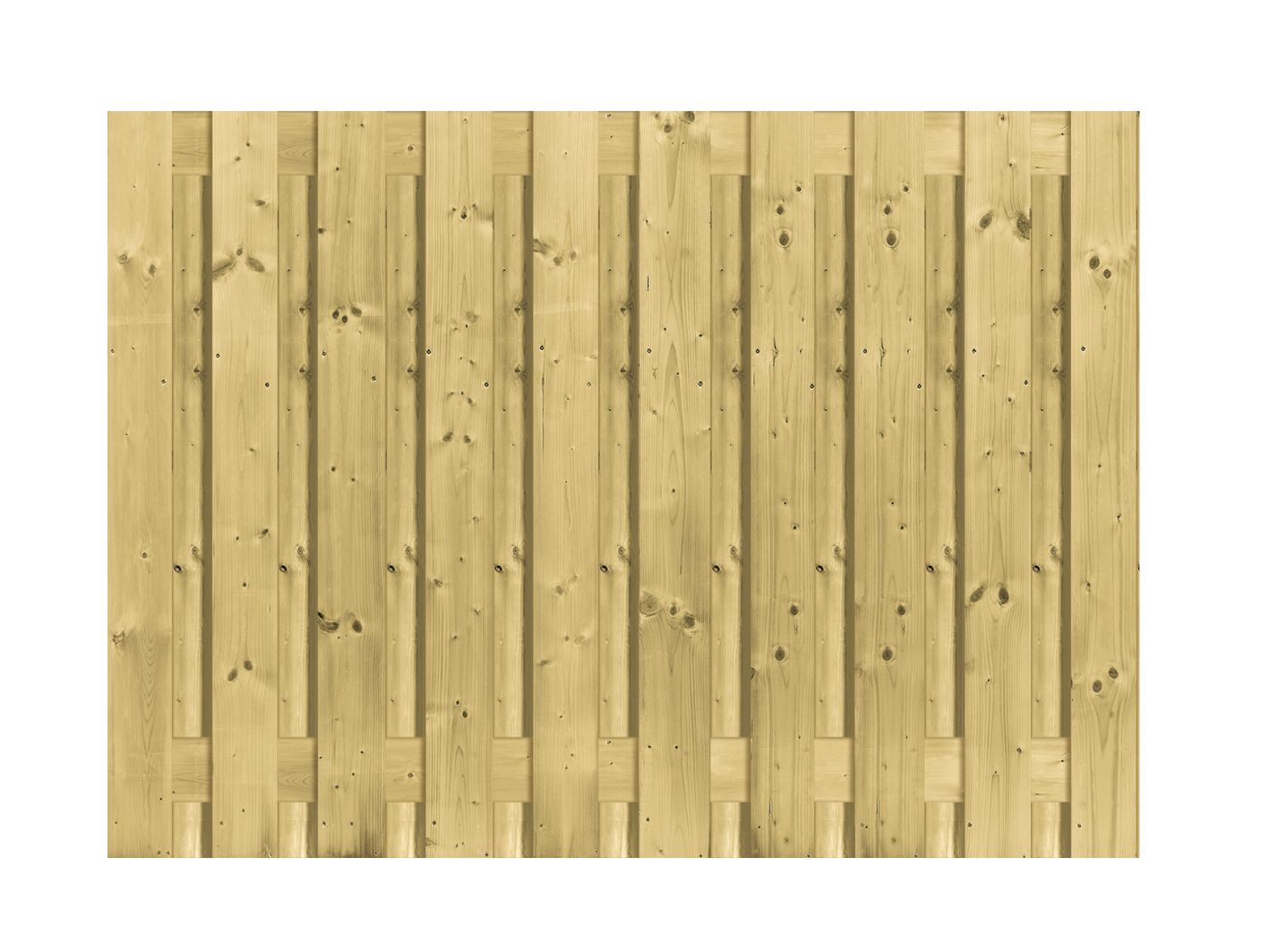 CarpGarant schutting vuren, 21-planks, 130 x 180 cm