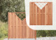 Hardhouten plankenscherm | 180x180cm | 15-planks | Verticaal met trellis