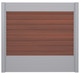 IdeAL | Scherm Zilver- Symmetry Cinnabar | 180x180 | 9 planks