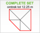 S-Lon | PVC Dakgoot Vijfhoekig dak GD16 | Wit | 12.25 m