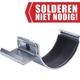 S-Lon | Dakgoot Zadeldak Zink | Type 125 | 510-680 cm