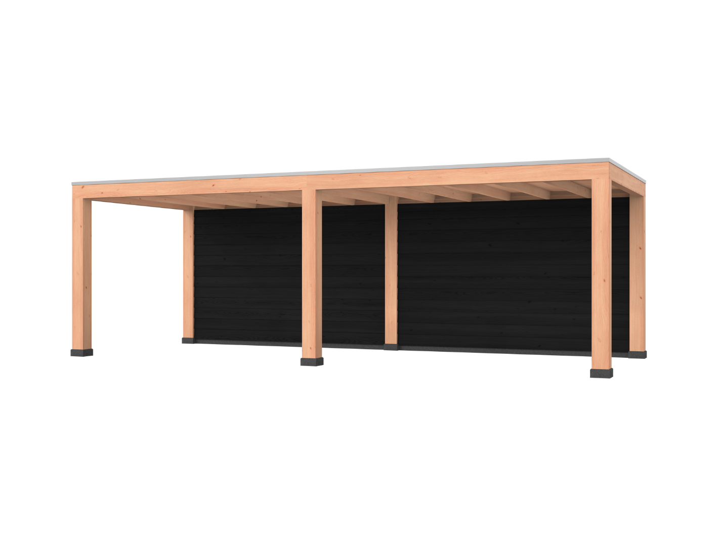 Westwood douglas overkapping modern, 750 x 300 cm, combinatie 2