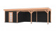 Westwood douglas overkapping comfort, 900 x 350 cm, combinatie 5, zweeds rabat