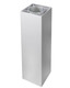 SeriAL/IdeAL | Zilver Aluminium paal | 200 cm