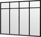 Trendhout | Steel Look raam module C-02 | 276x220 cm