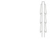 Douglasvision | Zweeds Rabat Dubbelzijdig | Wand K 278,5 x 194/298 cm | Gesloten | Wit gespoten