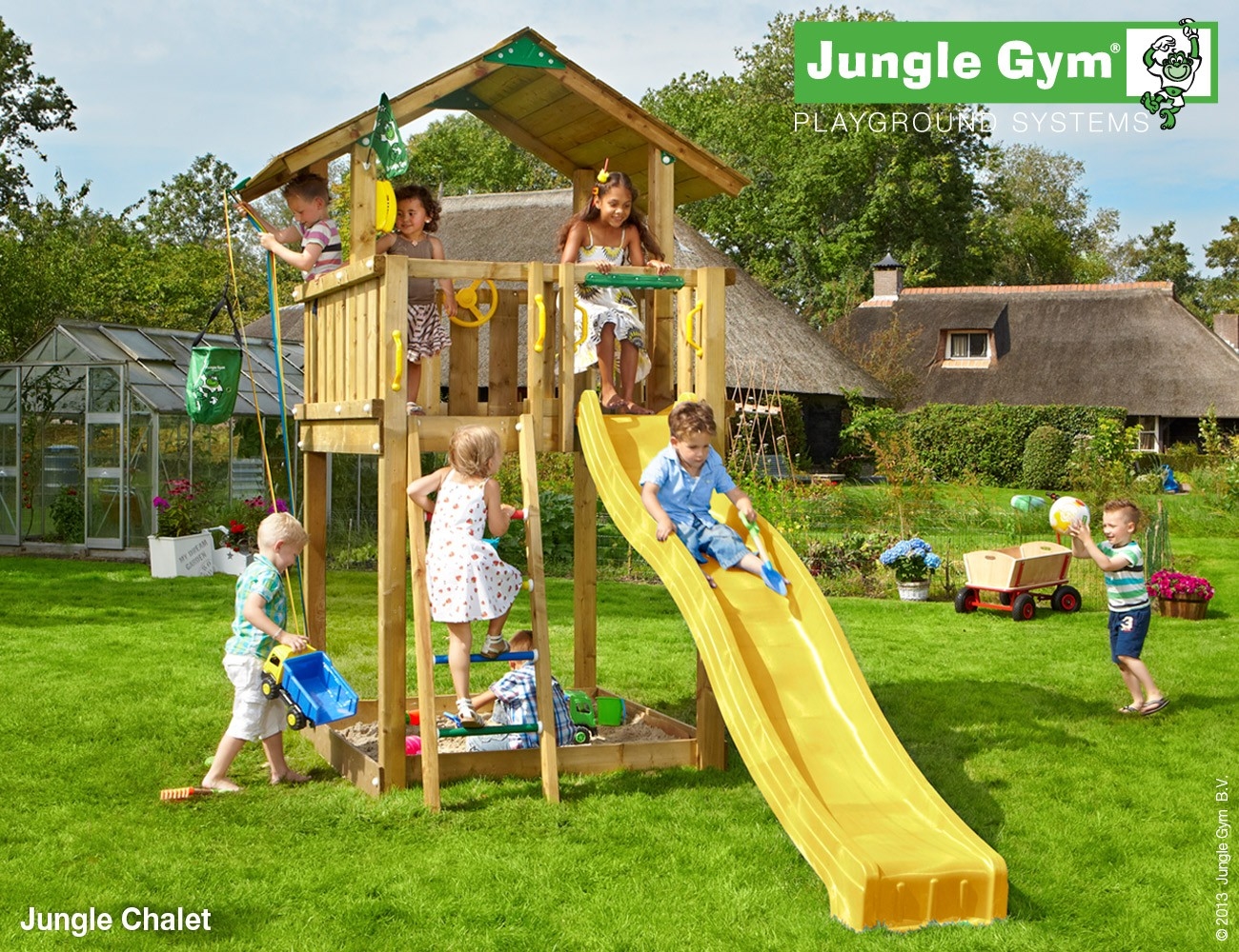 Jungle Gym | Chalet | DeLuxe | Blauw