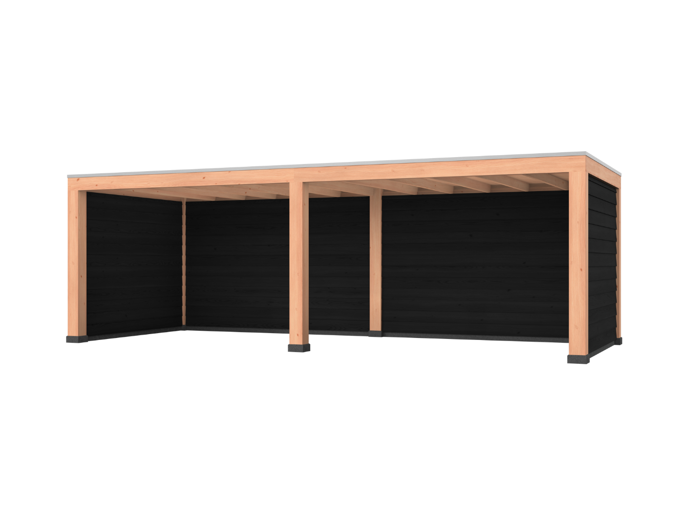 Westwood douglas overkapping modern, 750 x 300 cm, combinatie 4