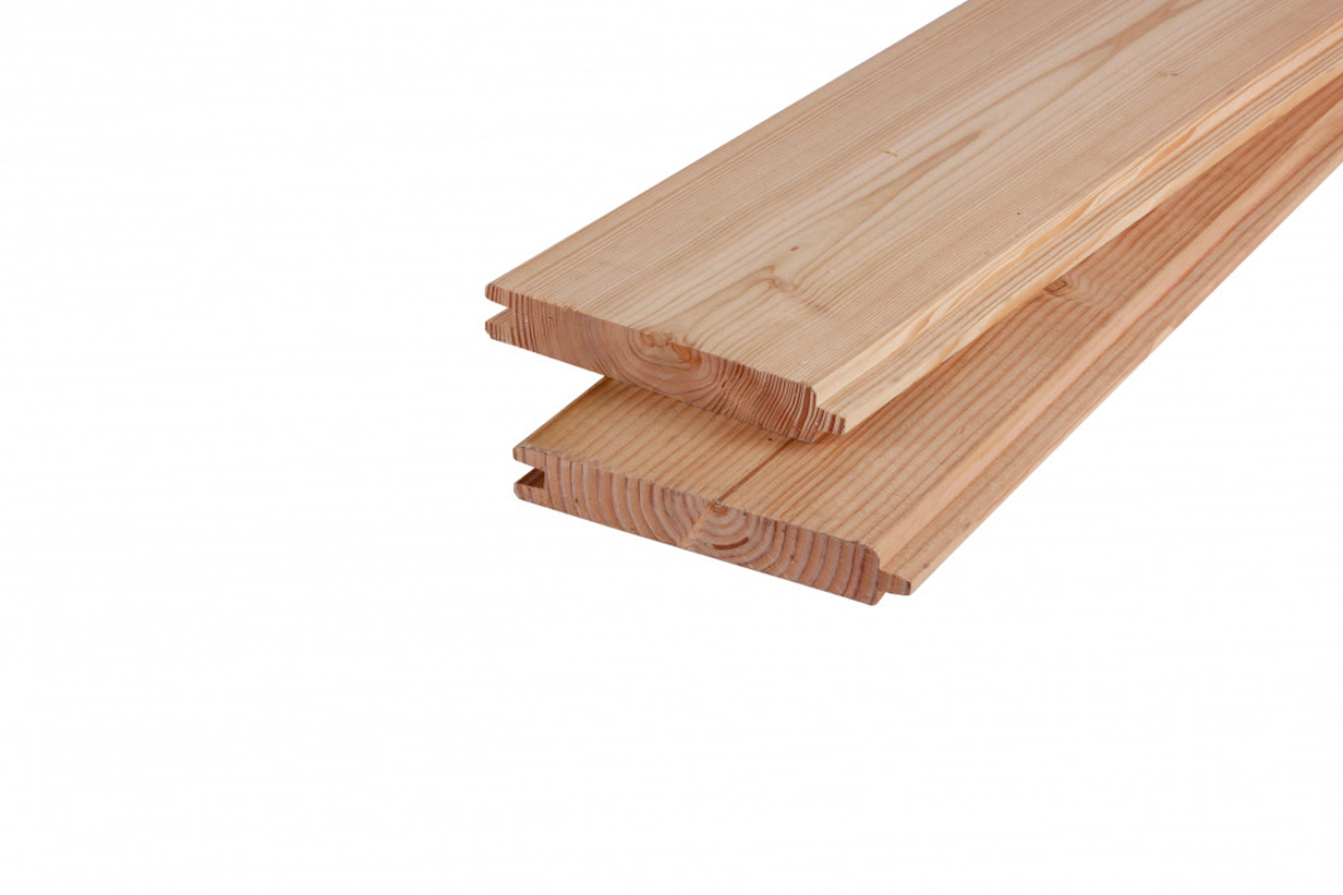 Blokhutprofiel plank Douglas | 28 x 195 mm | 300 cm