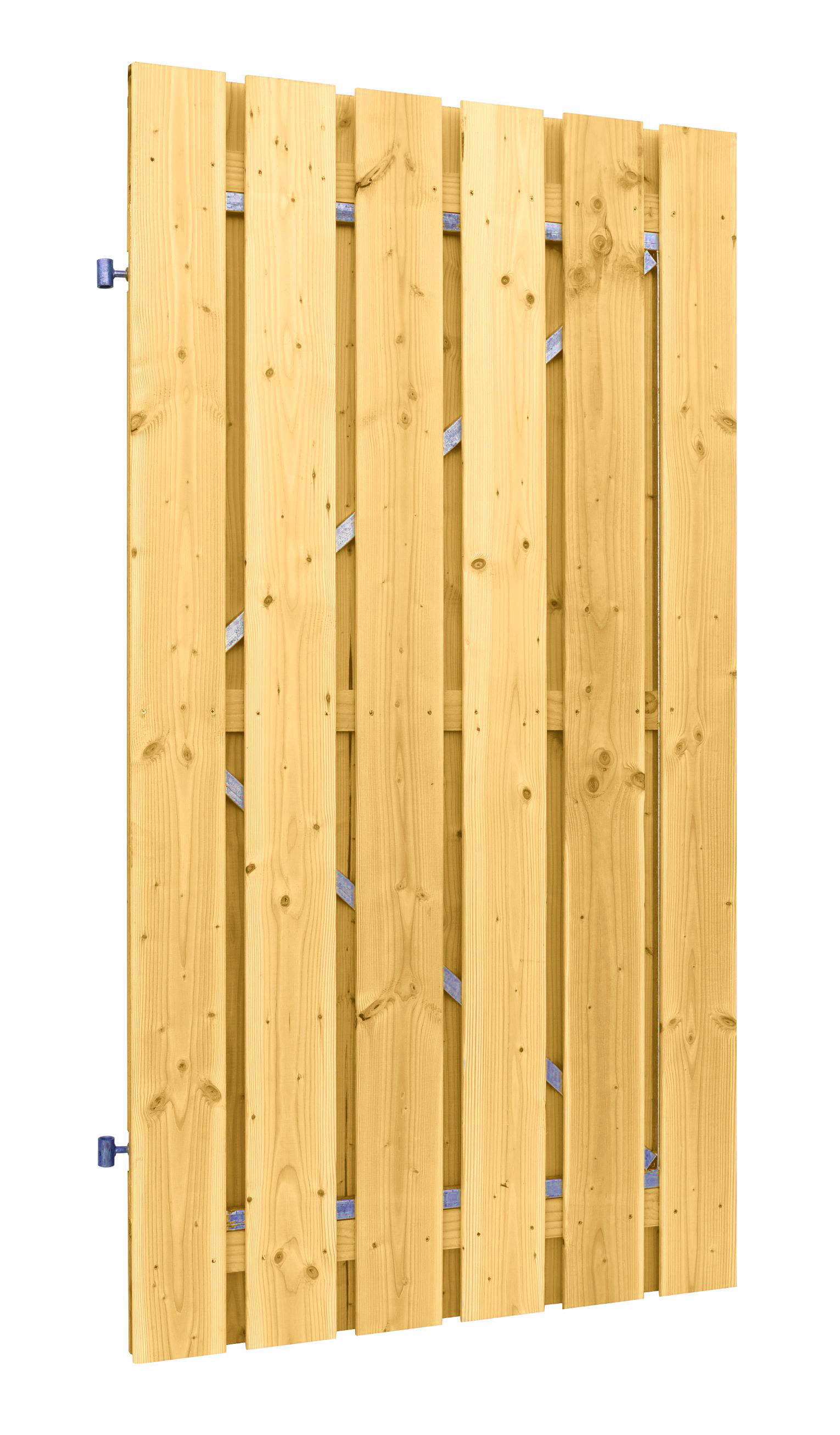 Douglas plankendeur | 100 x 190 cm | Geschaafd | Groen geïmpregneerd