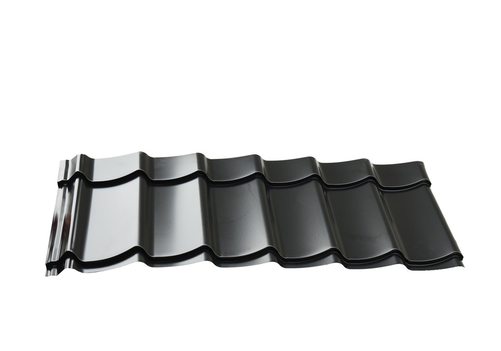 Dakpanplaten set zwart tbv zadeldakschuur douglas comfort, 300 x 300 cm