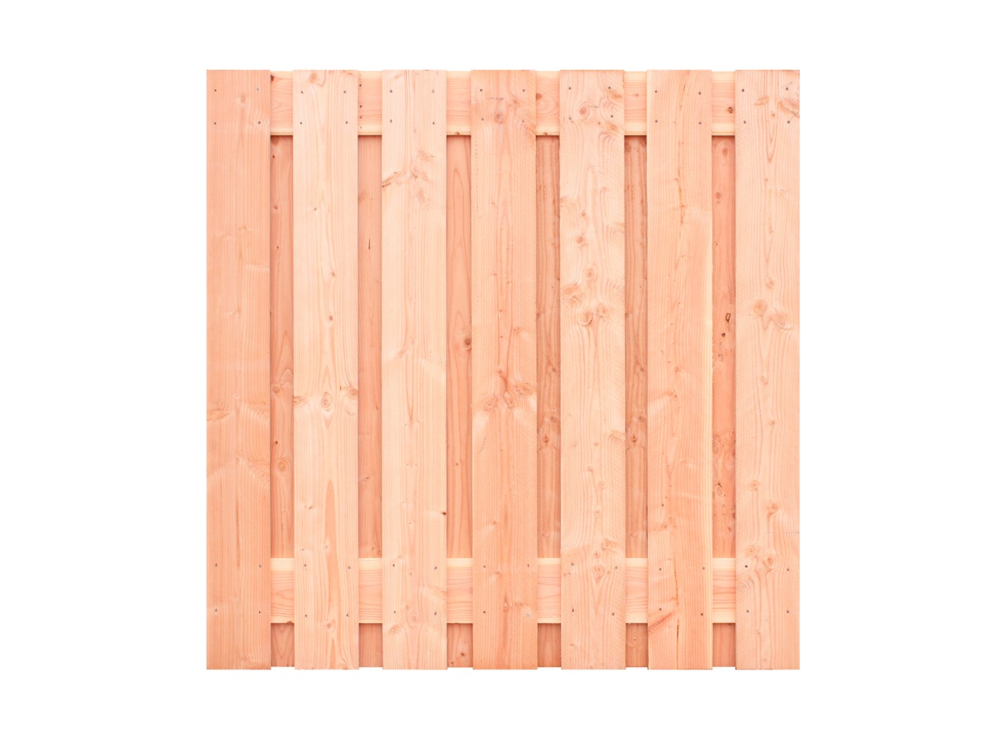 Schutting douglas fijnbezaagd met brede plank, 15-planks, 180 x 180 cm