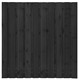 Grenen plankenscherm | 19-planks | 180 x 180 cm | Zwart Gepoten