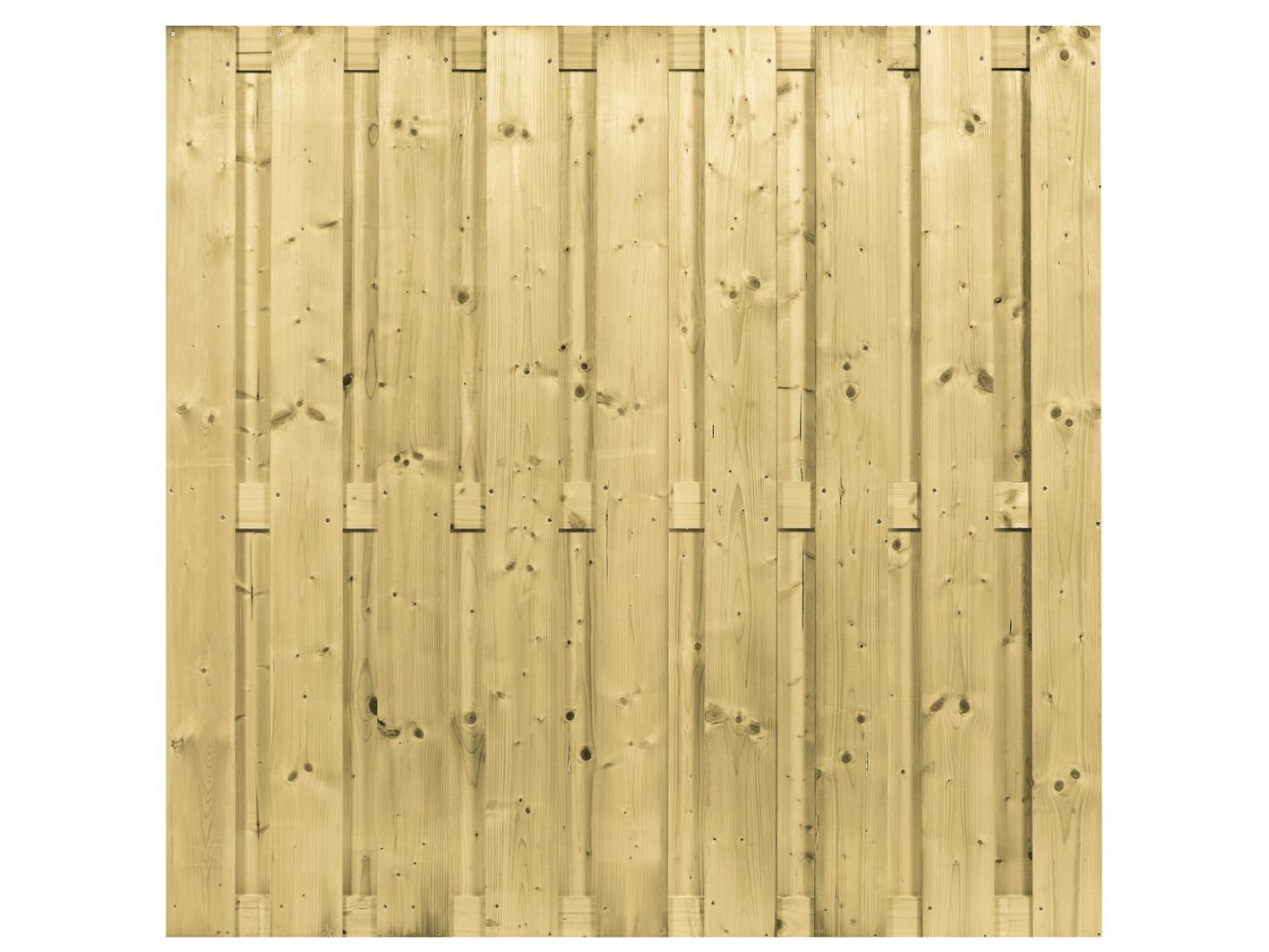 CarpGarant | Vuren plankenscherm | 1708 | Geschaafd | 20-planks | 180 x 180 cm