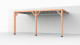 Douglas pergola fijnbezaagd | Aanbouw | 524 x 324 cm | Antraciet