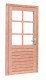 Woodvision | Douglas enkele deur Prestige | 6-ruits | 109 x 221 cm | Rechtsdraaiend