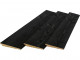 Zweeds rabat plank vuren zwart gespoten, 2 x 19.5 x 480 cm
