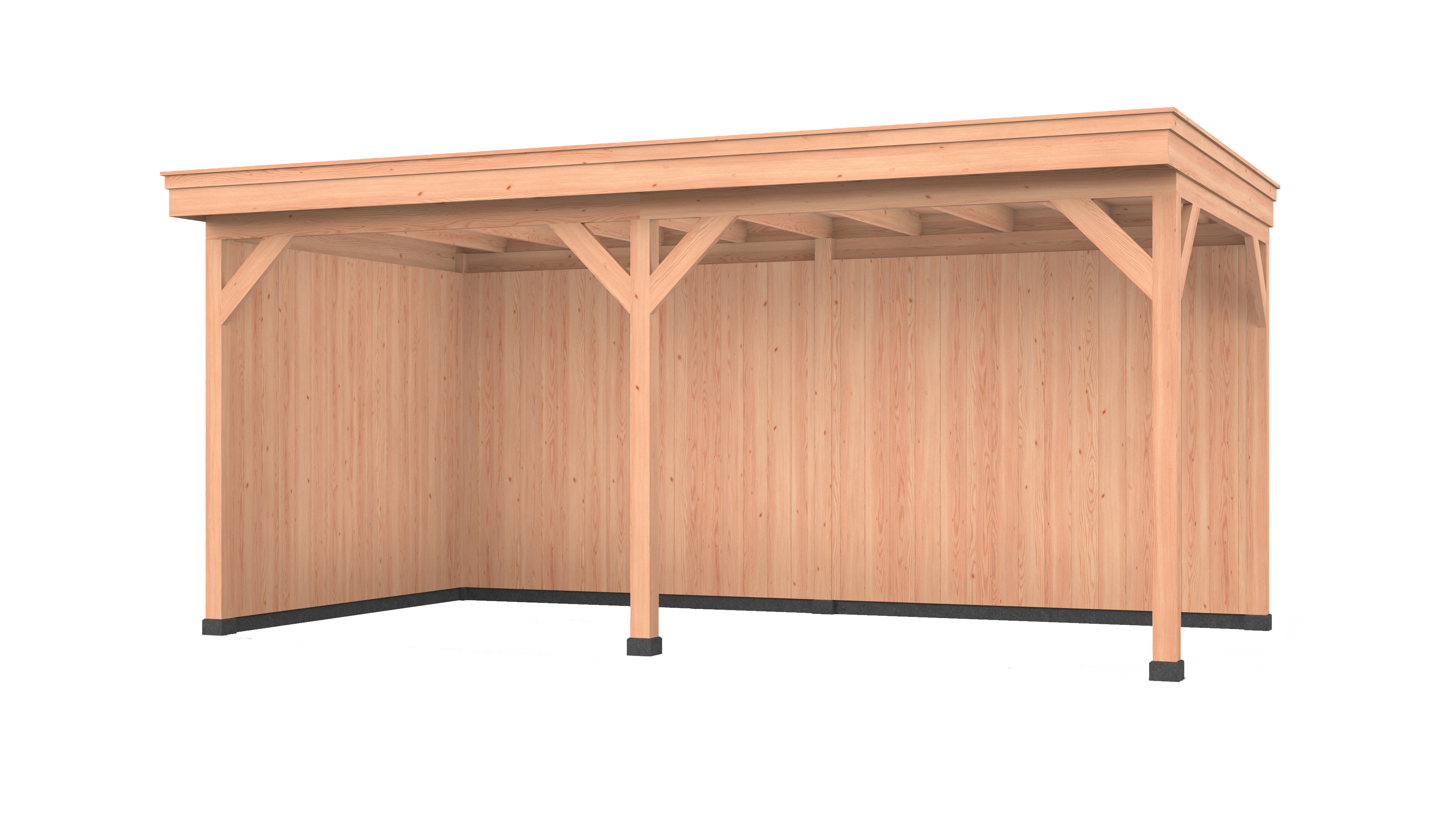 Westwood douglas overkapping fijnbezaagd, 600 x 300 cm, combinatie 3, sponningplank