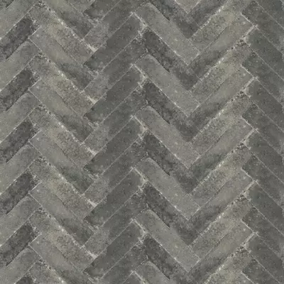 Klinker abbeystones grijs/zwart, 20 x 5 x 7 cm