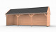 Westwood overkapping zadeldak comfort, 900 x 300, combinatie 4