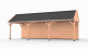 Westwood overkapping zadeldak comfort, 900 x 300, combinatie 2