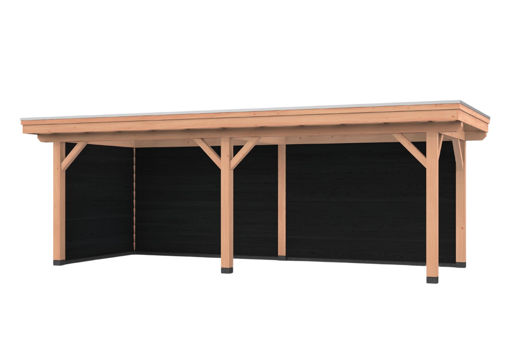 Westwood douglas overkapping Vrijbuiter, 700 x 300 cm, combinatie 3