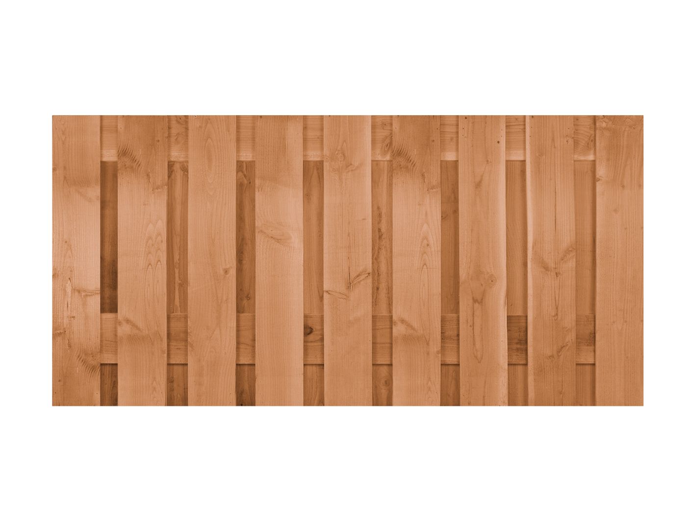 Schutting douglas fijnbezaagd, 21-planks, 90 x 180 cm