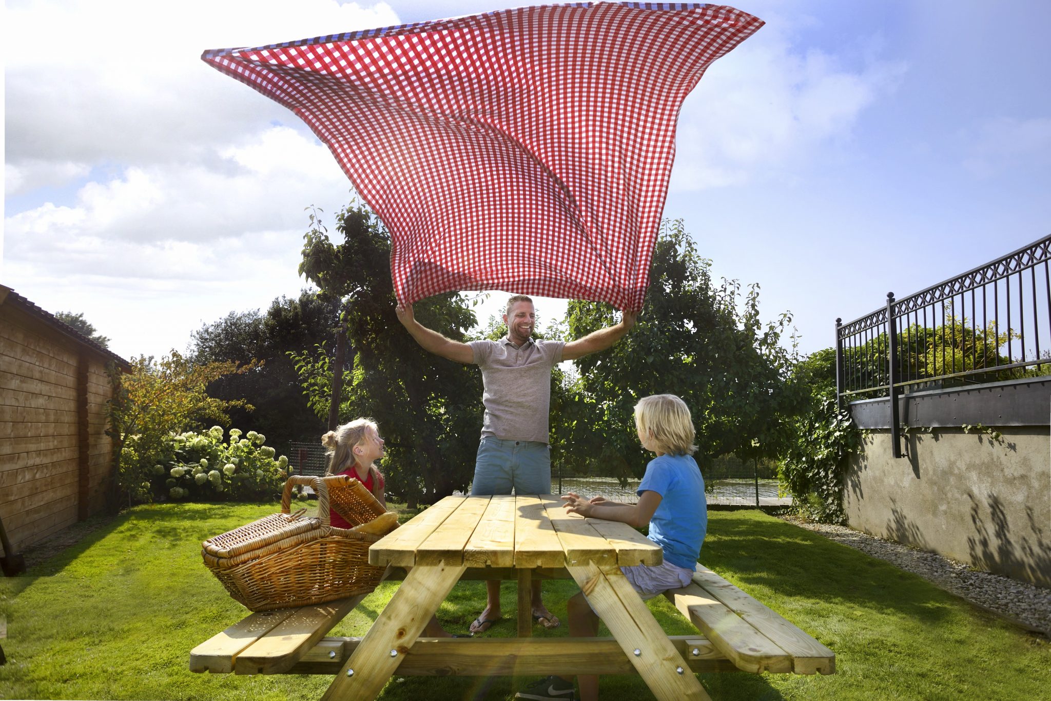 Picknicktafel Sietske, 240 cm, groen geïmpregneerd