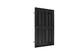 Poortdeur zwart geschaafd op stalen frame | 110 x 180 cm | Doe het zelf