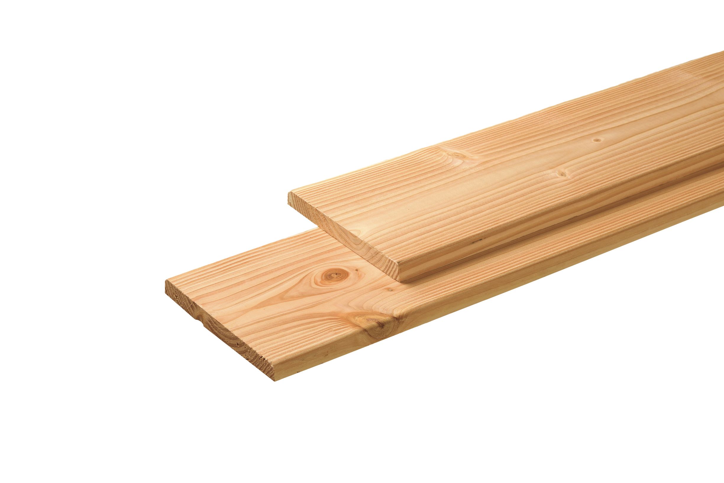 Geschaafde/fijnbezaagde plank | Douglas | Geïmpregneerd | 28 x 195 mm | 400 cm