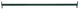 Dubbel duikelrek douglas geschaafd, 125 cm, groen