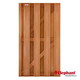 OUD_Elephant | Timber tuindeur met toog | 90x180 cm