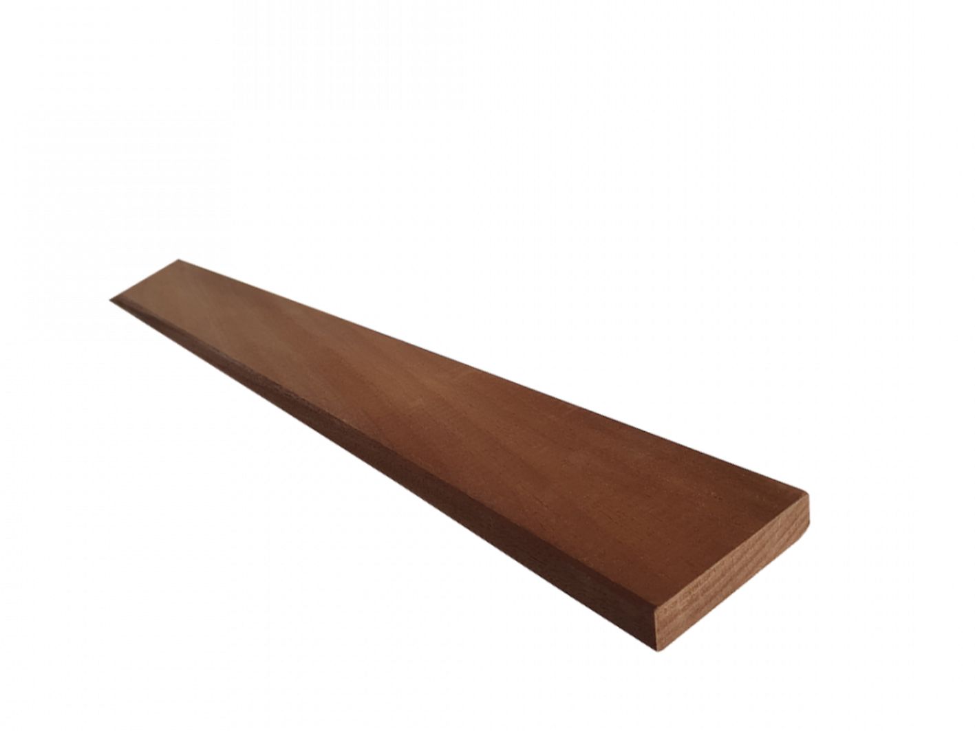 Thermovision Ayous geschaafde plank 1.8 x 9 x 245 cm, thermisch gemodificeerd, pak a 4 stuks
